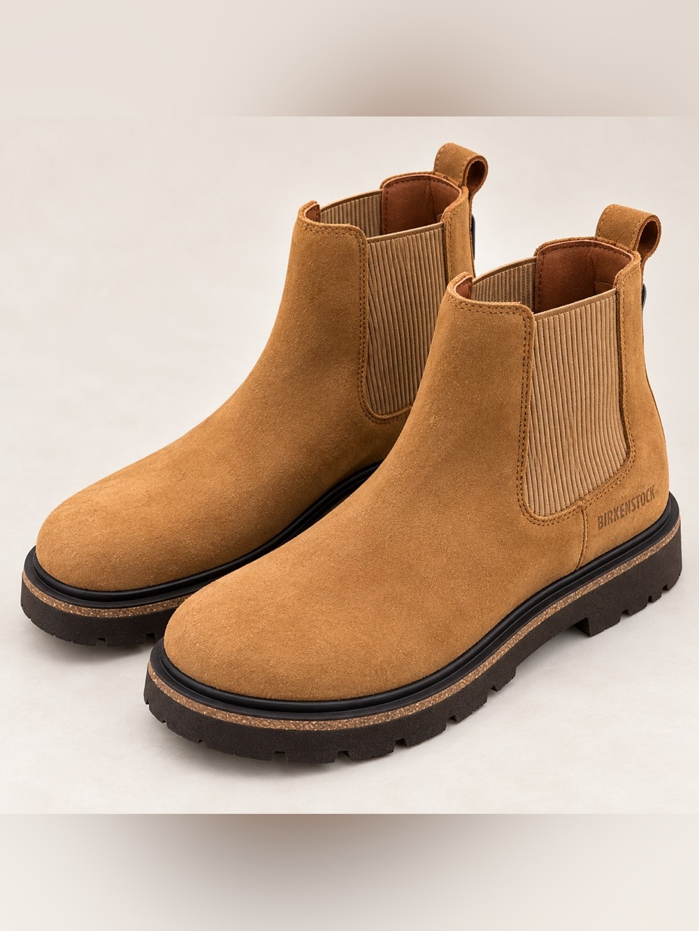 Birkenstock Highwood Chelsea Boots Mocha Suede EU 38 US 7-7.5 NWT